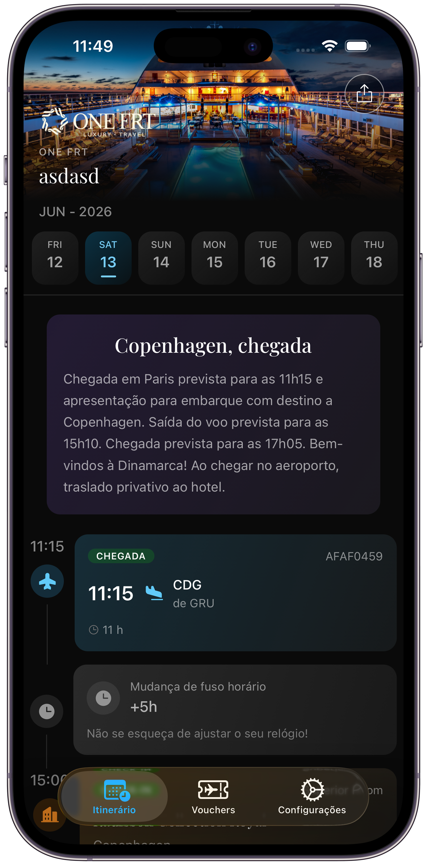 Acesso instantâneo para viajantes